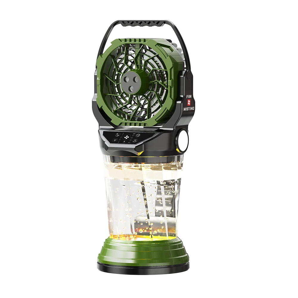 F65 Misting Outdoor Camping Fan & Light